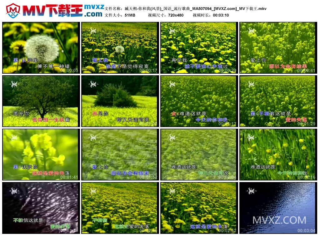 臧天朔-你和我(风景)_国语_流行歌曲_MA507094